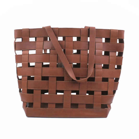 Madewell Handbags - New MADEWELL The Medium Transport Tote Basketweave